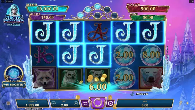 Arctic Enchantress slot screenshot 2