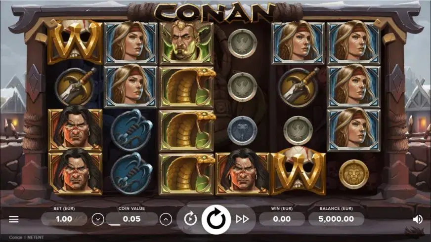 Conan slot screenshot 