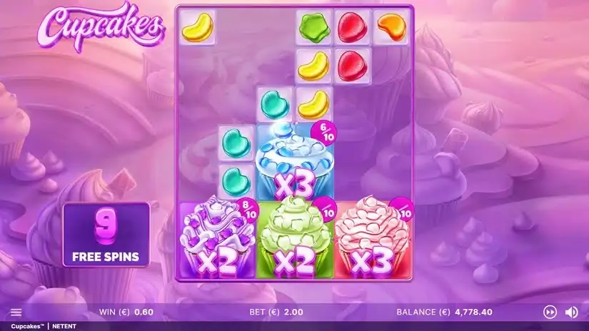 Cupcakes slot screenshot 5