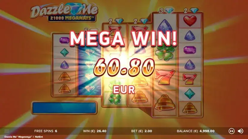 Dazzle Me Megaways slot screenshot 4