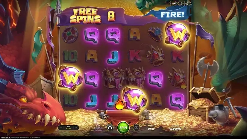 Dragons Playground slot screenshot 4