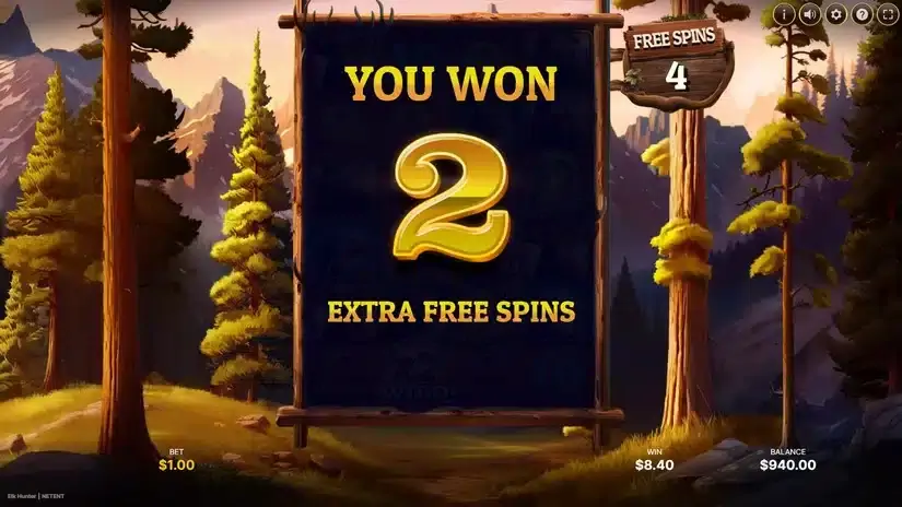 Elk Hunter slot screenshot 4