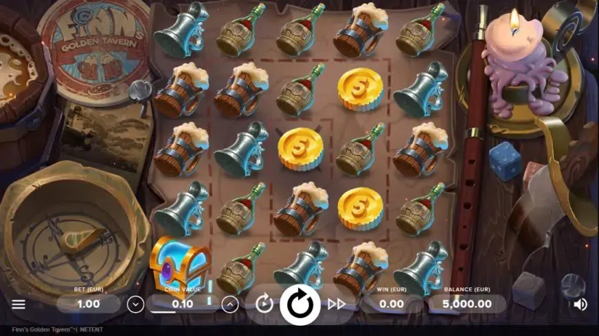 Finn’s Golden Tavern slot screenshot 