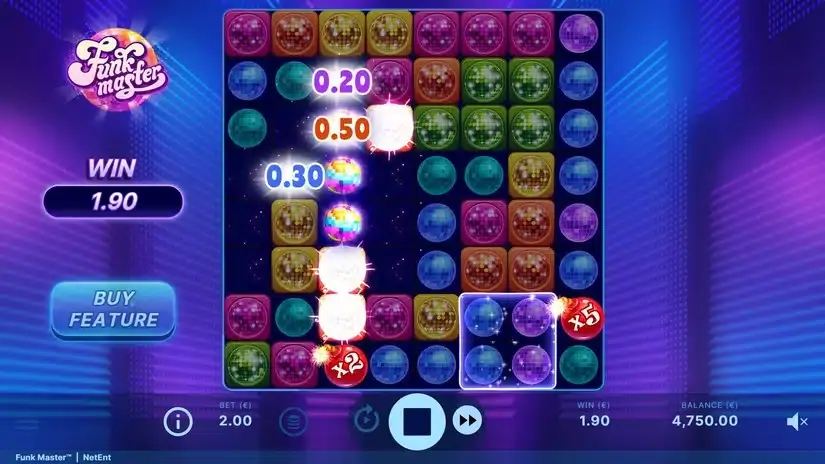 Funk Master slot screenshot 3