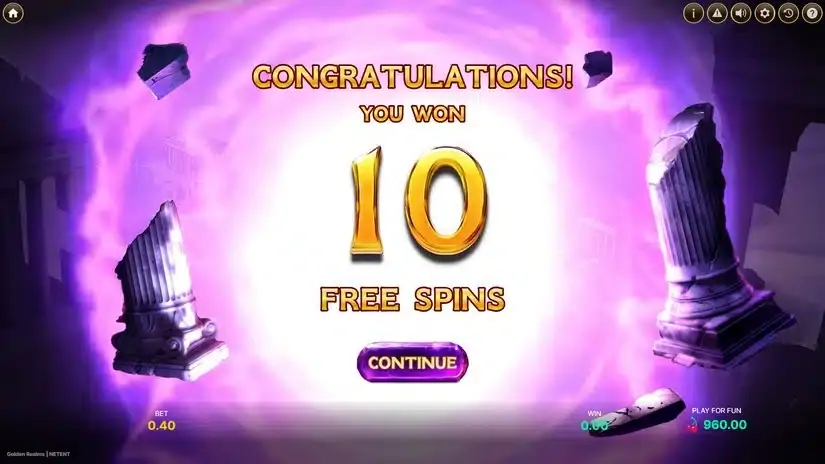 Golden Realms slot screenshot 3