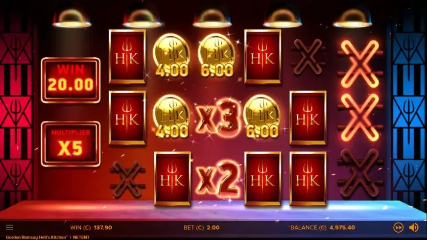 Gordon Ramsay Hell’s Kitchen slot screenshot 
