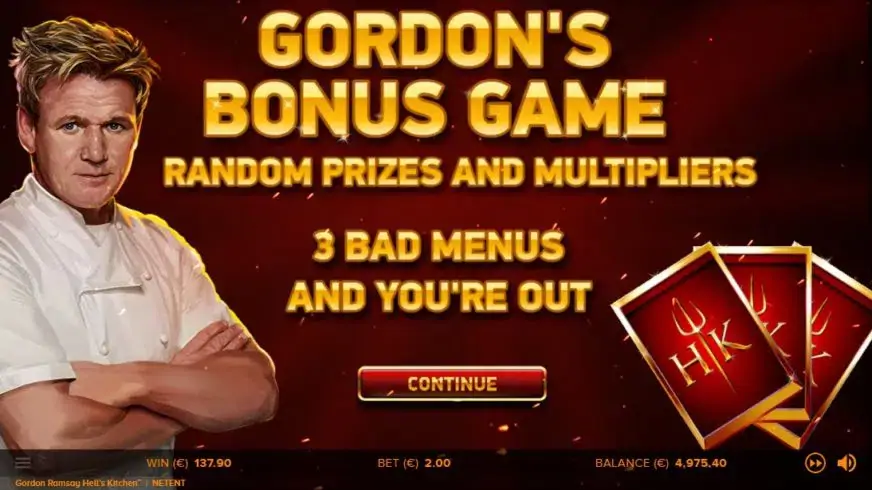 Gordon Ramsay Hell’s Kitchen slot screenshot 5