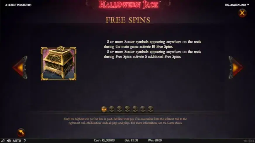 Halloween Jack slot screenshot 5