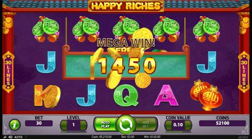 Happy Riches slot screenshot 2