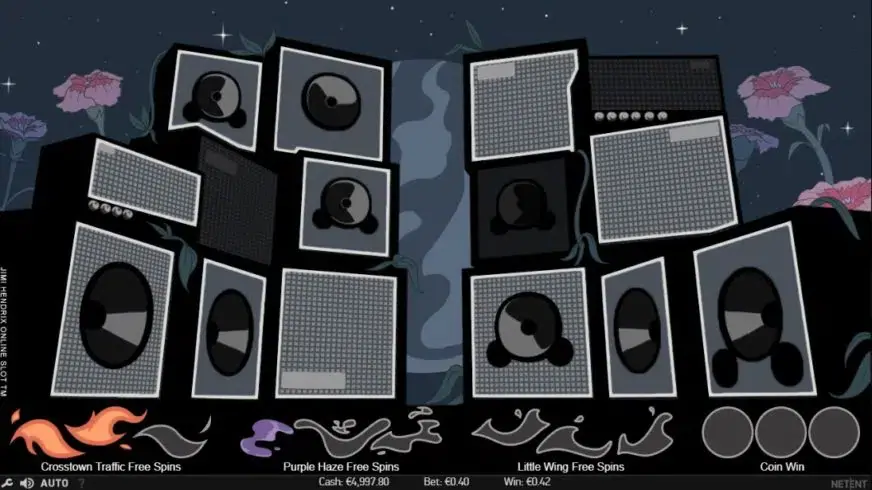 Jimi Hendrix slot screenshot 3