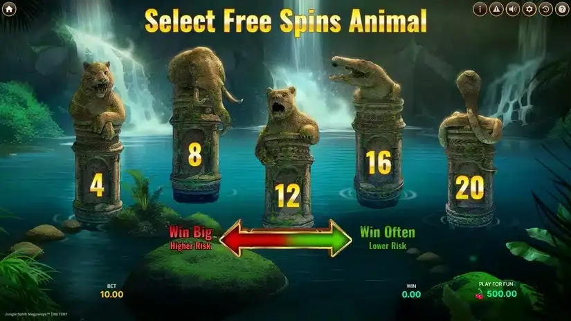 Jungle Spirit Megaways slot screenshot 2