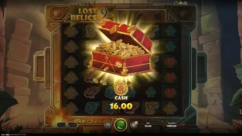 Lost Relics 2 slot screenshot 3