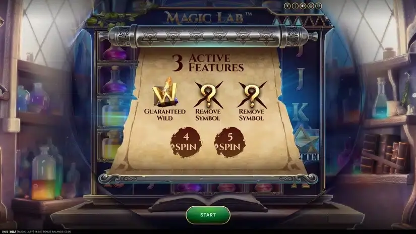 Magic Lab slot screenshot 4