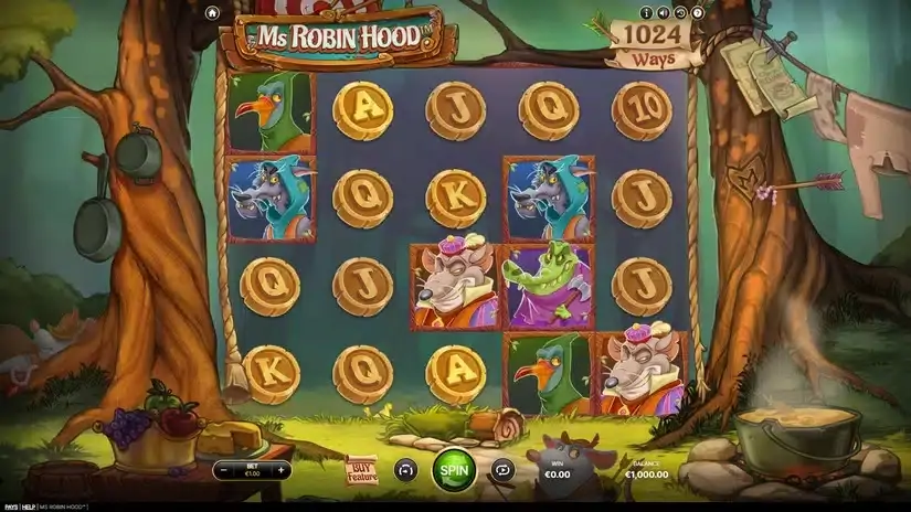Ms Robin Hood slot screenshot 