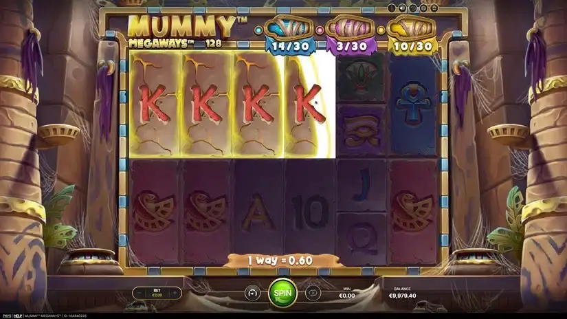Mummy Megaways slot screenshot 2