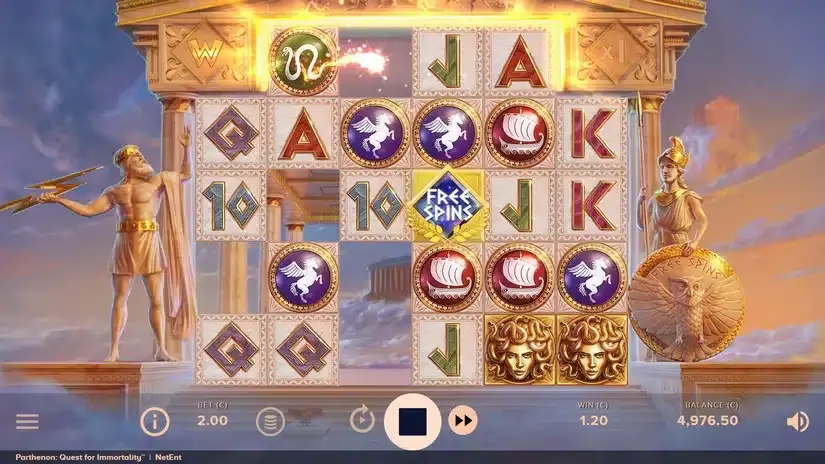Parthenon: Quest for Immortality slot screenshot 2