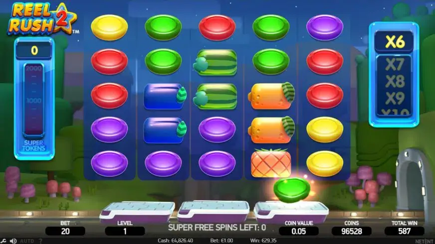 Reel Rush 2 slot screenshot 7