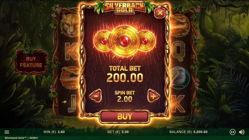 Silverback Gold slot screenshot 3