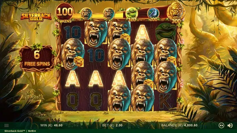 Silverback Gold slot screenshot 9