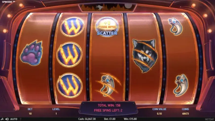 Spinsane slot screenshot 6