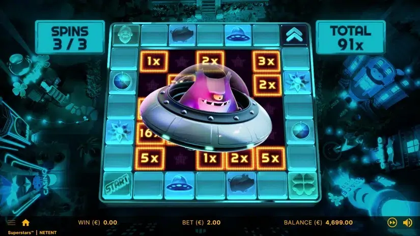 Superstars slot screenshot 8