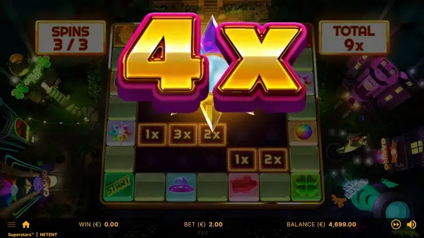 Superstars slot screenshot 6