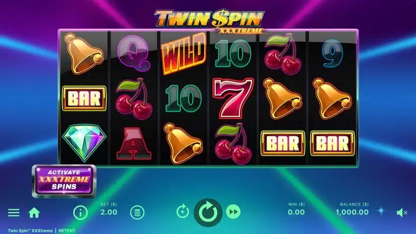 Twin Spin™ XXXtreme slot screenshot 1