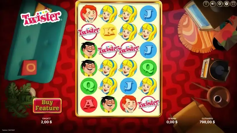 Twister slot screenshot 2