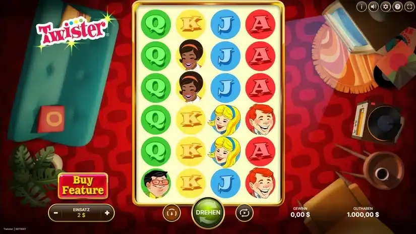 Twister slot screenshot 