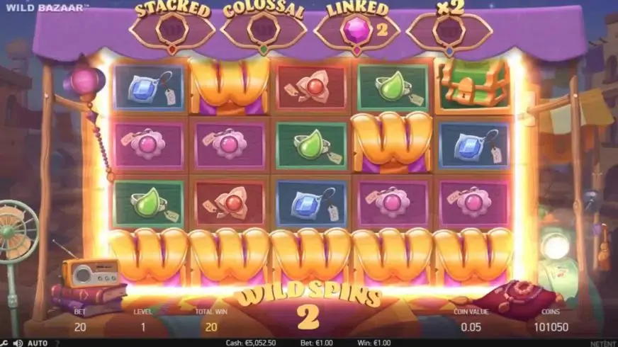 Wild Bazaar slot screenshot 4