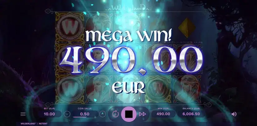 Wilderland slot screenshot 2