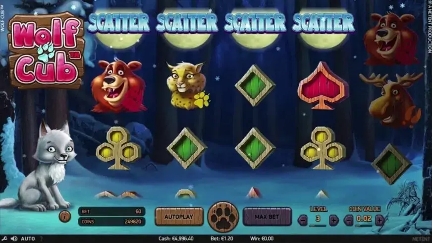 Wolf Cub slot screenshot 1