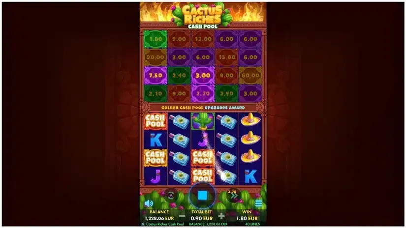 Cactus Riches: Cash Pool slot screenshot 2