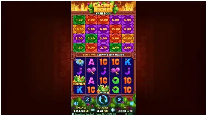 Cactus Riches: Cash Pool slot screenshot
