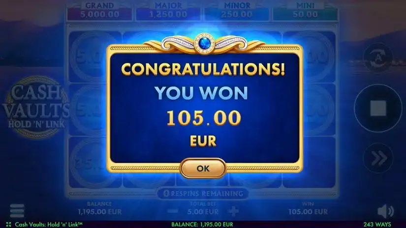 Cash Vault slot screenshot 5