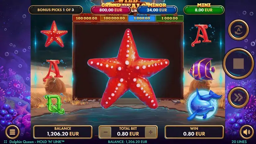 Dolphin Queen slot screenshot 6