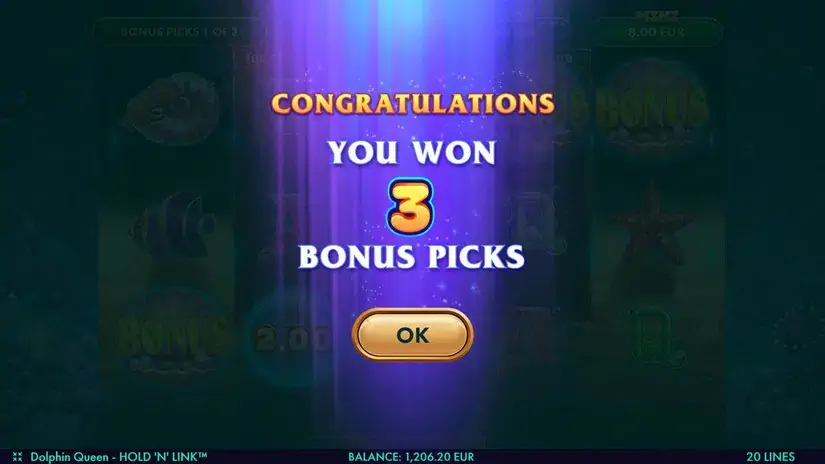 Dolphin Queen slot screenshot 4