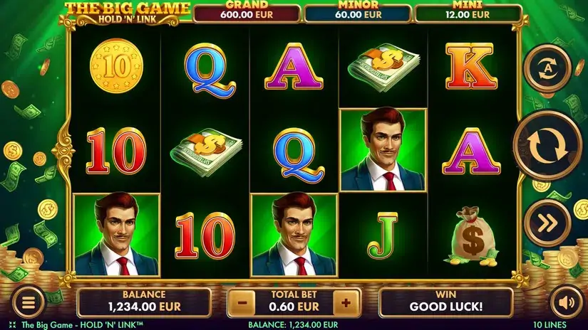 The Big Game Hold’N’Link slot screenshot 1