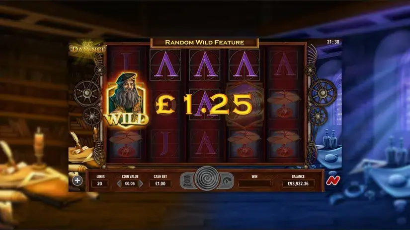 Age of DaVinci slot screenshot 2