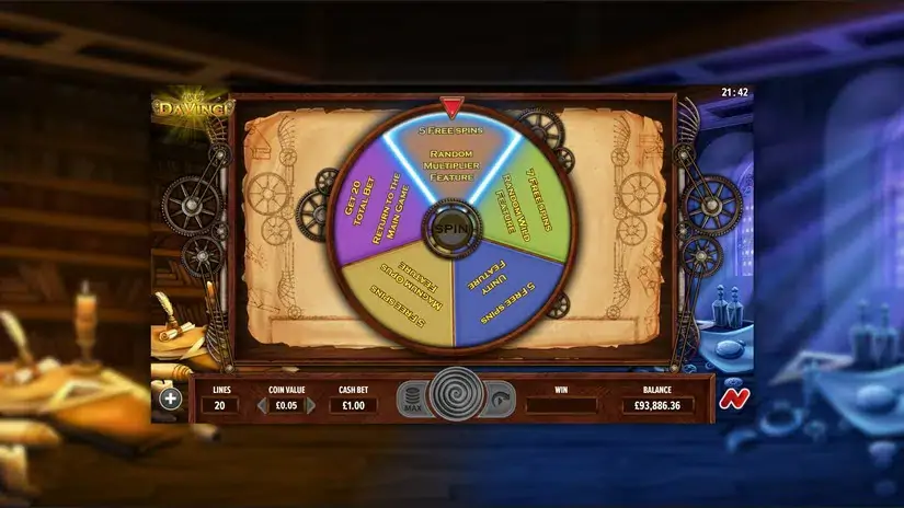 Age of DaVinci slot screenshot 5