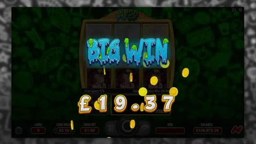 Aped slot screenshot 2