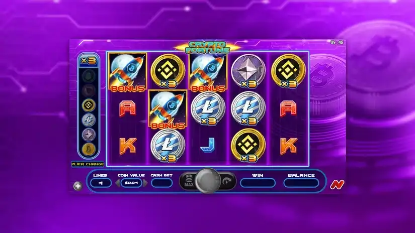 Crypto Fortune slot screenshot 3