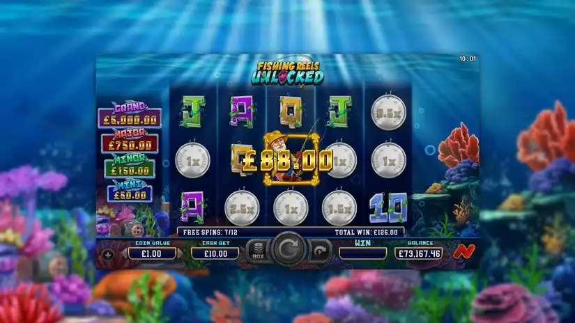 Fishing Reels Unlocked slot screenshot 5