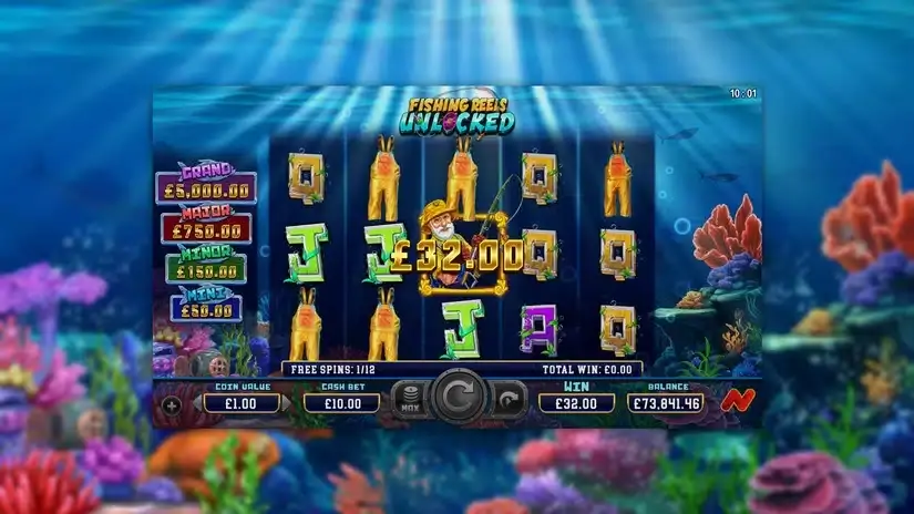 Fishing Reels Unlocked slot screenshot 4