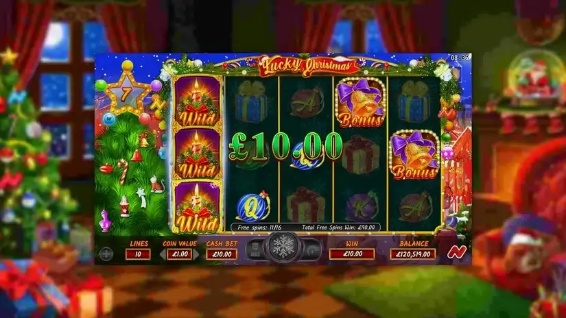 Lucky Christmas slot screenshot 6