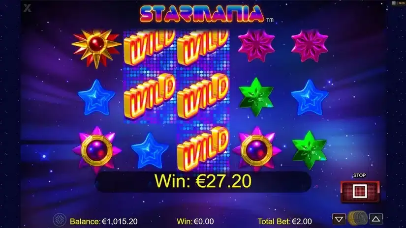 Starmania slot screenshot 