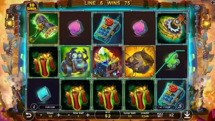 Diamonds Makers slot screenshot 2
