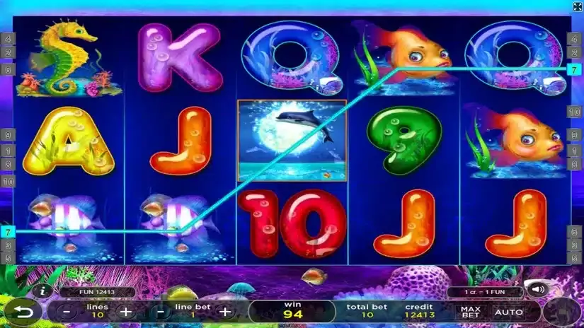 Dolphins Pearl Deluxe slot screenshot 3