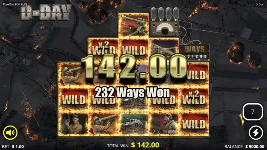 D-Day slot screenshot 