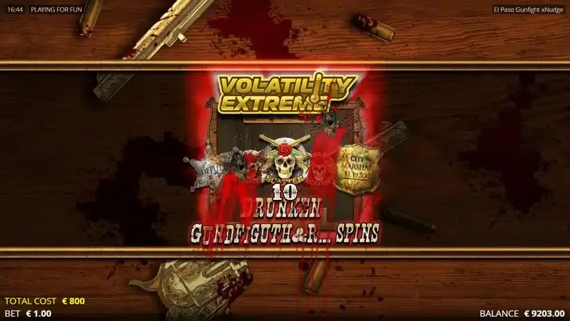 El Paso Gunfight xNudge slot screenshot 3